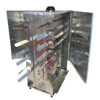 کباب پز باربیکیو دو طرفه موتور دار درب دار گریل دا