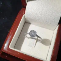 انگشتر فلاور نقره اصلی عیار ۹۲۵|جواهرات|کرمانشاه, |دیوار