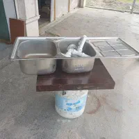 سینک دوقلو استیل