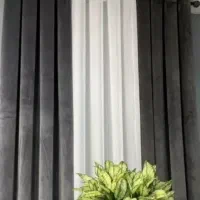 پرده پلیسه مخمل