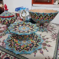 ظروف پذیرایی مینا کاری|ظروف سرو و پذیرایی|گرگان, |دیوار