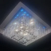 لوسترسقفی سایز60در60مربع|لوستر و چراغ آویز|رشت, استقامت ۲|دیوار