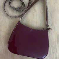 کیف ورنی رنگ زرشکی