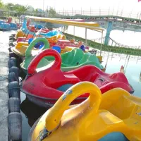 فروش قایق پدالی کارکرده دارای استاندارد شهربازی