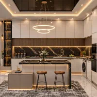 کابینت کمددیواری کناف موکت برچسب کاغذ 1نصب