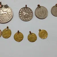 سکه قدیمی.فسیل