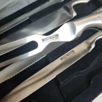 سرویس چاقو و قیچی المانی با جعبه|ظروف پختوپز|اصفهان, کشاورزی|دیوار