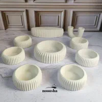 ست هفت سین خام (طرح شیاردار )