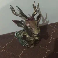 گوزن برنج قدیمی|کلکسیون اشیاء عتیقه|تاکستان, |دیوار