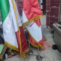 پایه پرچم دفتری پنجه شیری  پرچم روی میزی