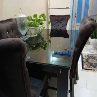 میز ناهارخوری درحد نو ۶ نفره|میز و صندلی غذاخوری|بندر انزلی, سوسر|دیوار