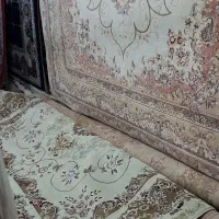 فرش ۱۲متری جفت کرم وبافت مخمل نرم ولطیف|فرش|گنبد کاووس, |دیوار