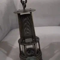 فانوس برنزی قدیمی اروپایی کلکسیونی