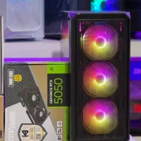 کیس گیمینگ تمام آکبندRTX5050نسل 12 قاب RGB