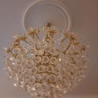 دوعدد لوستر باکریستاهای اتریشی|لوستر و چراغ آویز|تهران, تهرانپارس غربی|دیوار