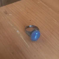 انگشتر عقیق کبود
