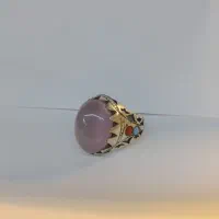 انگشتر عقیق سوسنی یمن اصل دستساز