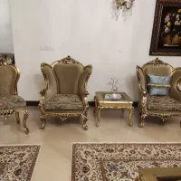 سرویس مبلمان چوب به همراه نهار خوری