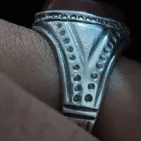 انگشتر نقره نگین عقیق یمنی