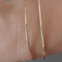 النگو طلا آینه ای سایز ۱