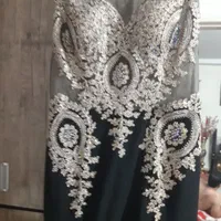 لباس مجلسی یک بار تن خورده جنس عالی