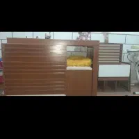 سرویس اتاق خواب نو تخت باز نشده راش|تخت و سرویس خواب|ساوه, |دیوار