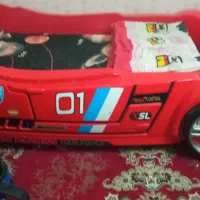 تخت نوجوان طرح ماشین و یک دست مبل ال