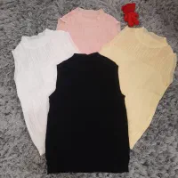 تیشرت یقه گرد بالا گیپور نو