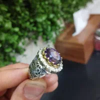 انگشتر توپاز و فیروزه|جواهرات|مشهد, انقلاب|دیوار