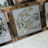 تابلو ایینه کاری شاین طرح پروانه ای، وان یکاد و...|تابلو، نقاشی، عکس|نسیمشهر, |دیوار