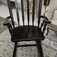 راک چوبی قهوه ای سوخته