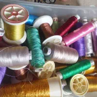 قرقره های گلدوزی ابریشمی