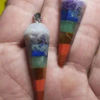 مدال آویزهای سنگ طبیعی طرح دفرمه خاص و کمیاب