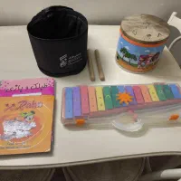 ست آموزش موسیقی برای کودک (بلز و طبلک و چوبک)