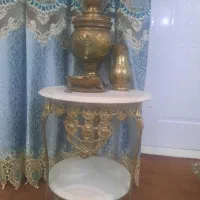 سماور برنجی زغالی با زیر سماوری