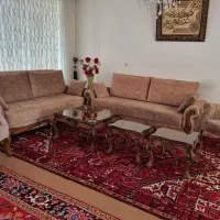 مبلمان راحتی با جلو مبلی ست