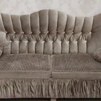 فروش مبل هفت نفره با میز جلومبلی و ۴ عدد عسلی