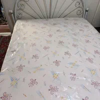 تخت خواب دونفره فلزی فرفوژه|تخت و سرویس خواب|همدان, |دیوار