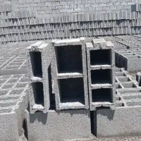 کارگر بلوک زنی و خشت مالی کوره آجر پزی