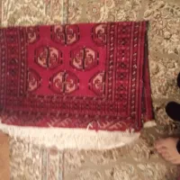 قالیچه و پادری دست بافت ۱۸۰ در ۱۱۰ و پادری ۹۰ در۶۵|فرش|ورامین, ورامین|دیوار