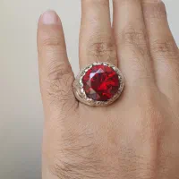 گارنت پایروپ ۲۰ قیراط رکاب نقره|جواهرات|تهران, سازمان برنامه جنوبی|دیوار