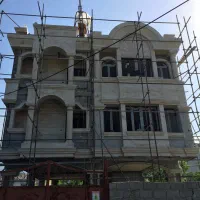 سنگ کاری نما پله قلیانی قرنیز باربیکیو|خدمات پیشه و مهارت|رامسر, |دیوار