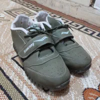 کفش کتانی رنگ سبز سدری