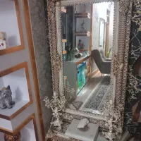 جاکفشی۳تیکه اینه وشمعدون میزلوازم ارایشی