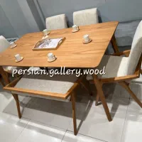 سناتور میز ناهارخوری طراحی خمیده بانشیمن ارگونومیک|میز و صندلی غذاخوری|تهران, مهران|دیوار