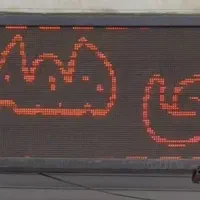 تابلو روان ۳متر در ۷۵سانت سالم و کم کار کرد