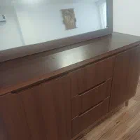 کنسول همراه آینه بزرگ و مدرن