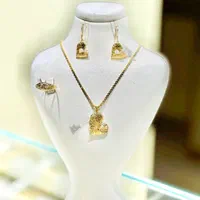 نیم ست قلب طلا