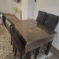 میز غذاخوری چهار نفره|میز و صندلی غذاخوری|قم, زنبیل آباد|دیوار