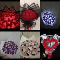 گل روبانی و دسته گل پروانه تحویل فوری|گل مصنوعی|قم, وادی السلام|دیوار